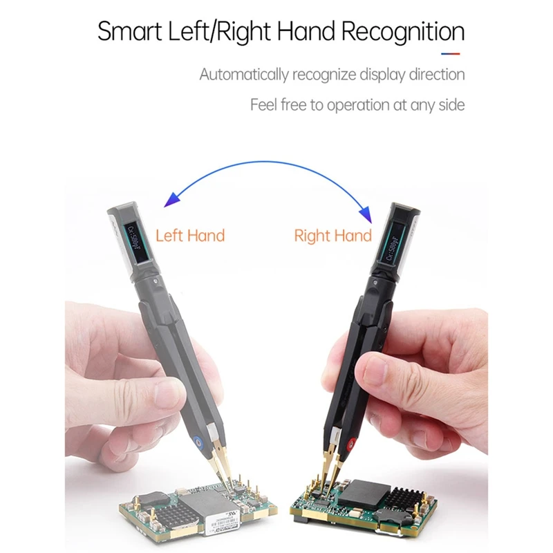 Imagem -03 - Portátil Digital Inteligente Pinças Lcr Esr Medidor de Sinal Gerador Depuração Reparação Ferramenta Oled Display Dt71