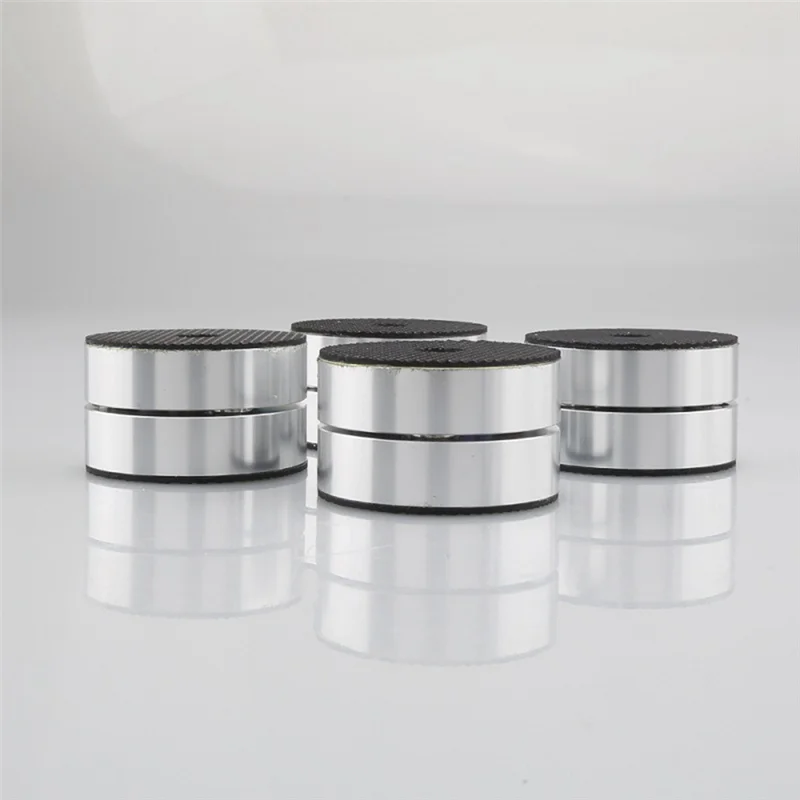 AK25-4PCS Podkładki izolacyjne pod głośniki Hi-Fi, nóżki, podstawki 40x23mm, aluminiowe tłumiki wibracji