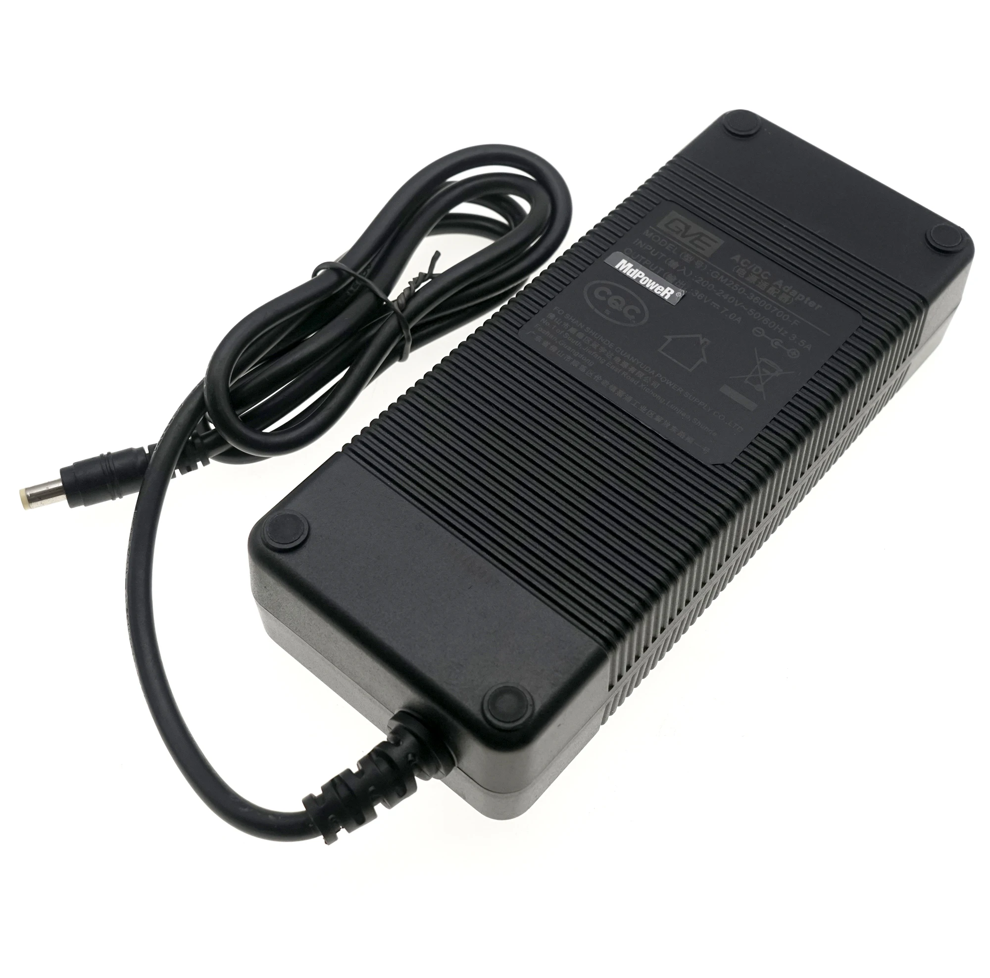 Genuine GVE GM250-3600700-F 36V 7A 250W 5.5*2.5mm AC/DC Adapter Charger Power Supply