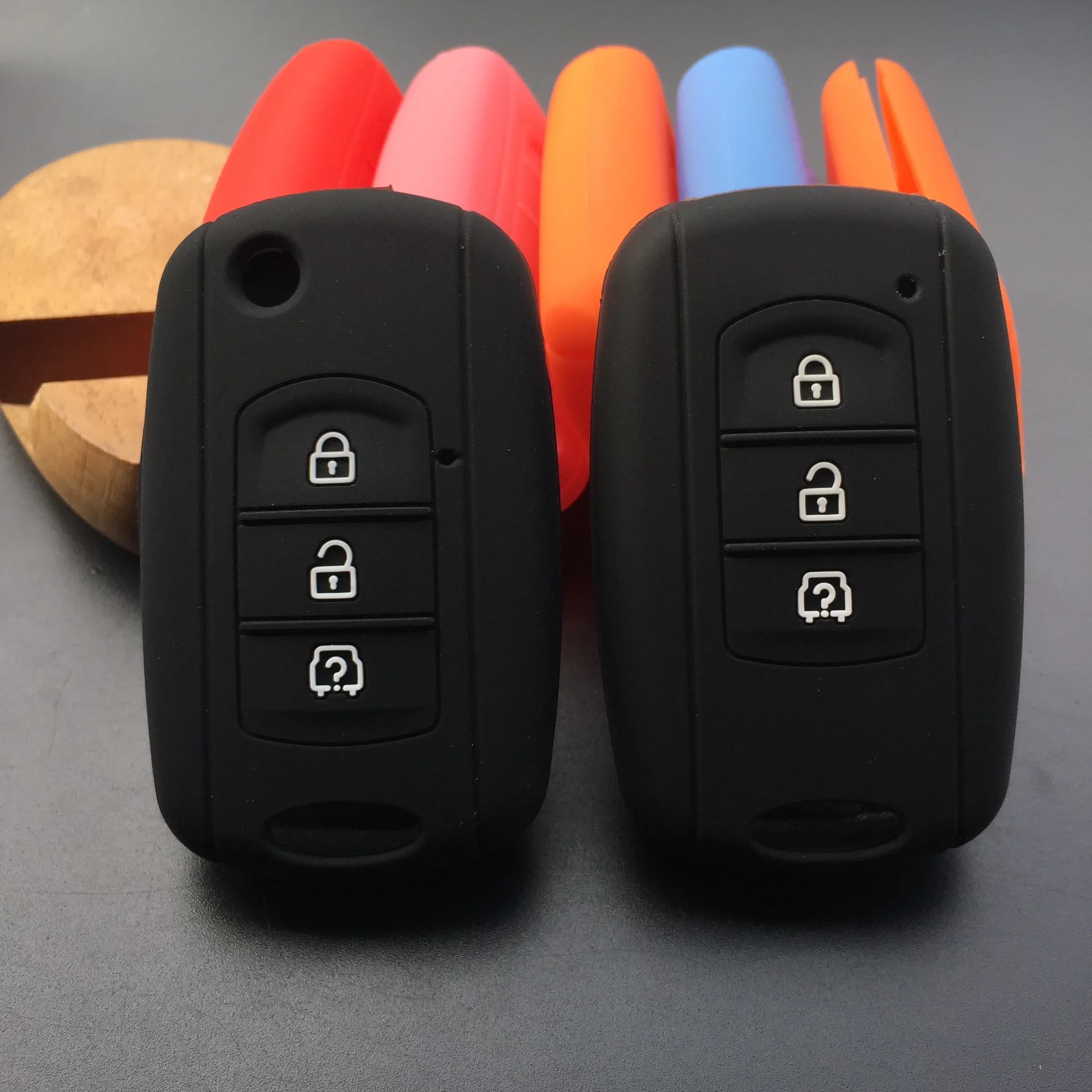 Silicone Remote Key Protector Skin Cover Case Shell for Dongfeng DFM DFSK Glory 580 F507 S30 H30 AX7 Car Products Accessories