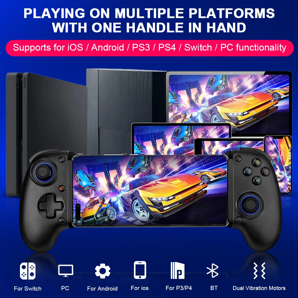 وحدة تحكم في ألعاب التبريد ، مناسبة للتبديل ، أندرويد ، أبل ، IOS ، تابلت ، PS3 ، PS4 ، XBOX ، جديد ، bs10 ، D10S