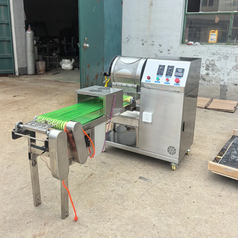Automatic Spring Roll Machine  Popiah Lumpia Wrapper Machine Injera Pancake Maker Samosa Sheet Making Machine Chapati Former