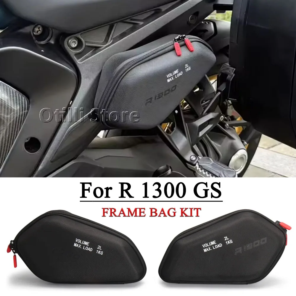 

Motorcycle Side Frame Bag Storage Package Bags Waterproof Bag 2L New For BMW R1300GS R 1300 GS R1300 GS 2023 2024 2025