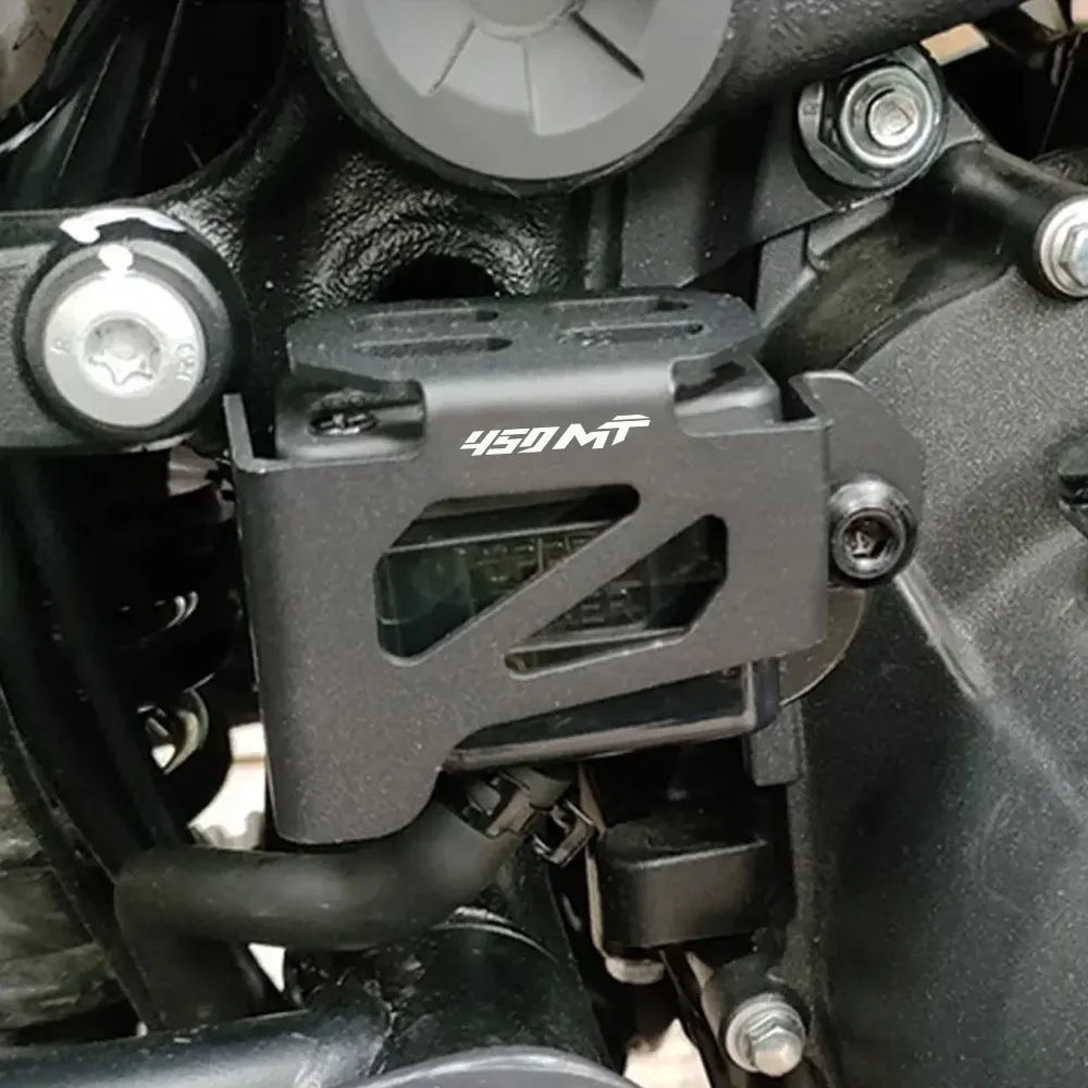 อุปกรณ์เสริมรถจักรยานยนต์สําหรับCFMOTO CF MOTO CF450MT 450MT 450 MT MT450 2024 2025 ด้านหลังเบรคอ่างเก็บน้ําGuard Cover Protector