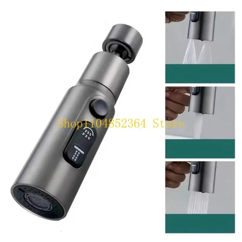 652F Wielofunkcyjny kran kuchenny Głowica natryskowa 3 funkcje Obrót o 360 stopni Obraca wylewki Przedłużacz Wielofunkcyjny kran