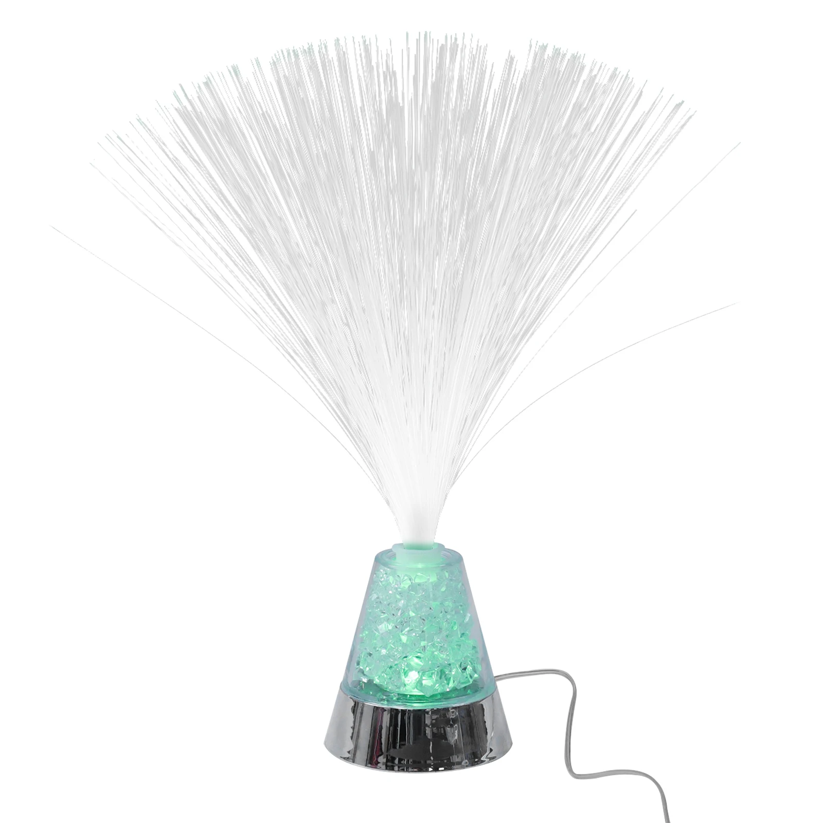 

Professional Optical Fiber Lamp Auto Changing Colors Desktop Light Decor