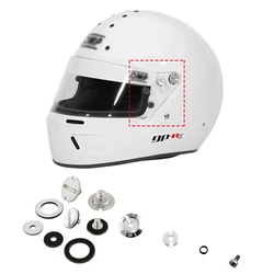 For OMP GP-R GPR Motorcycle Helmets Locking Screws And Cushioning Washers Lens Screw