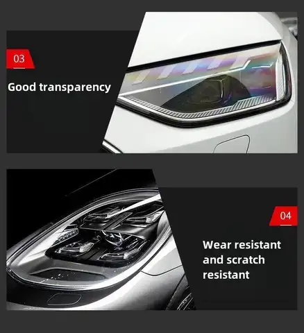 30cm x 1.5m TPU Colorful Laser Car Light Film Tail Light Protection Film 8 best sales tail light tint film - №2
