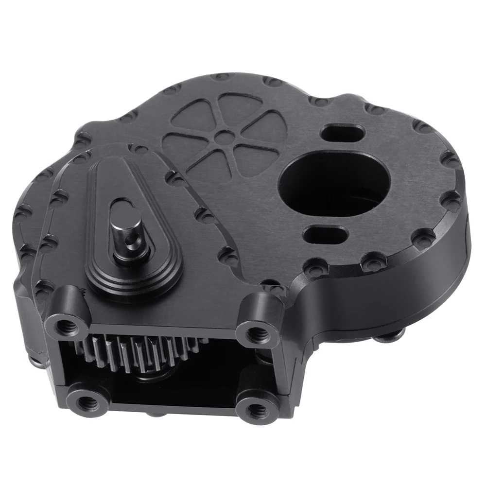 AXSPEED Metal Gearbox Assembly Transmission with Internal Gears for 1/18 AXIAL UTB18 CAPRA Upgrade Parts