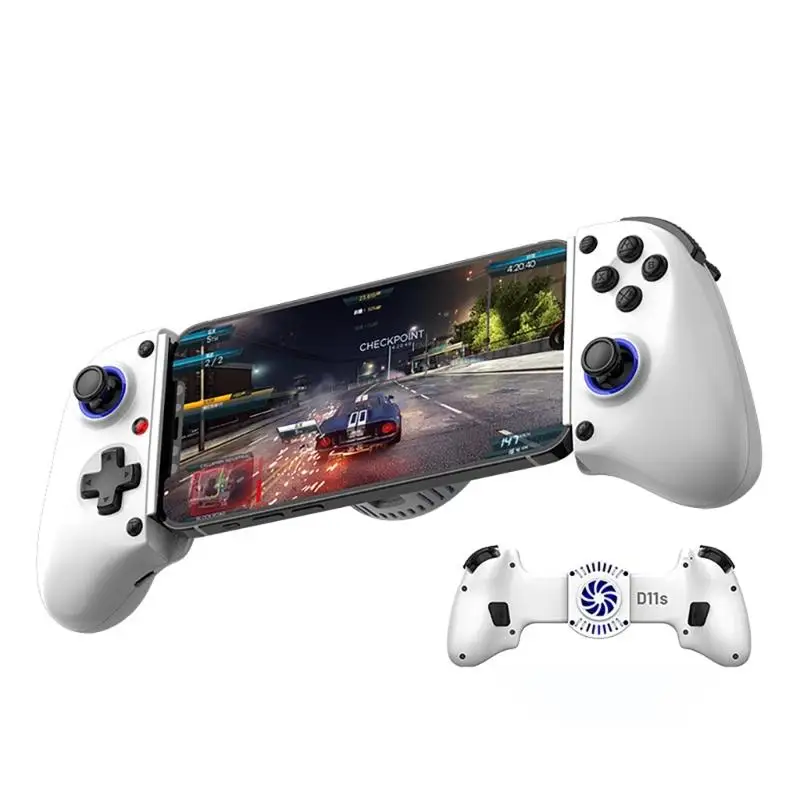 D11S Cooling Stretch Game Controller Gamepad Hall Triggers for Switches Programming Bluetooth-compatible for Streaming