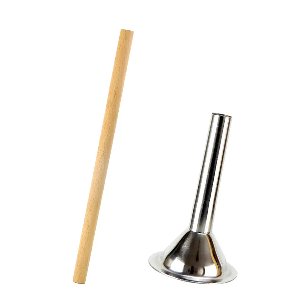 2 Pcs Meat Grinder and Sausage Stuffer Sausage-filler Sealing Tube Maker Cylinder Stuffing Machine - view 5