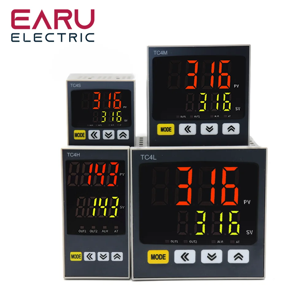 Temperature Controller Multiple Universal Input Signal Digital Display Intelligent PID Adjustment Relay Solid State SSR Output