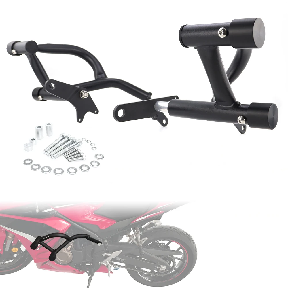 

Motorcycle Steel Stunt Crash Cage For Honda CBR500R CBR500R ABS 2016-2025 Engine Guard Highway Bars Bumper Protector Race Rail