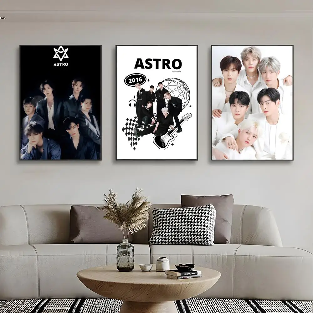 ASTRO kpop idol band decor A-ASTRO Poster Wall Art Print Decorative Mural Home Decor Gift Unframed - view 3