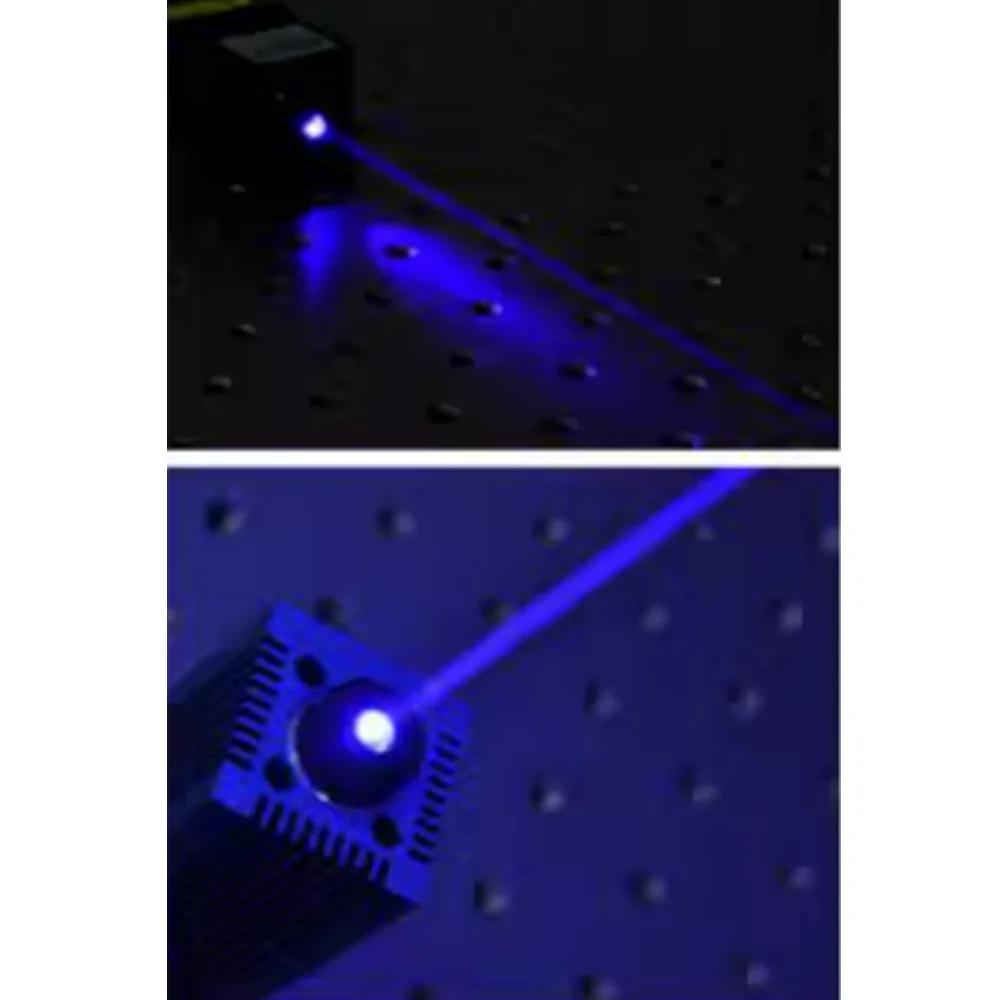 Focusable 450nm 1W  Pure Blue Laser Dot Module Micro-Engraving  with  Adapter12V