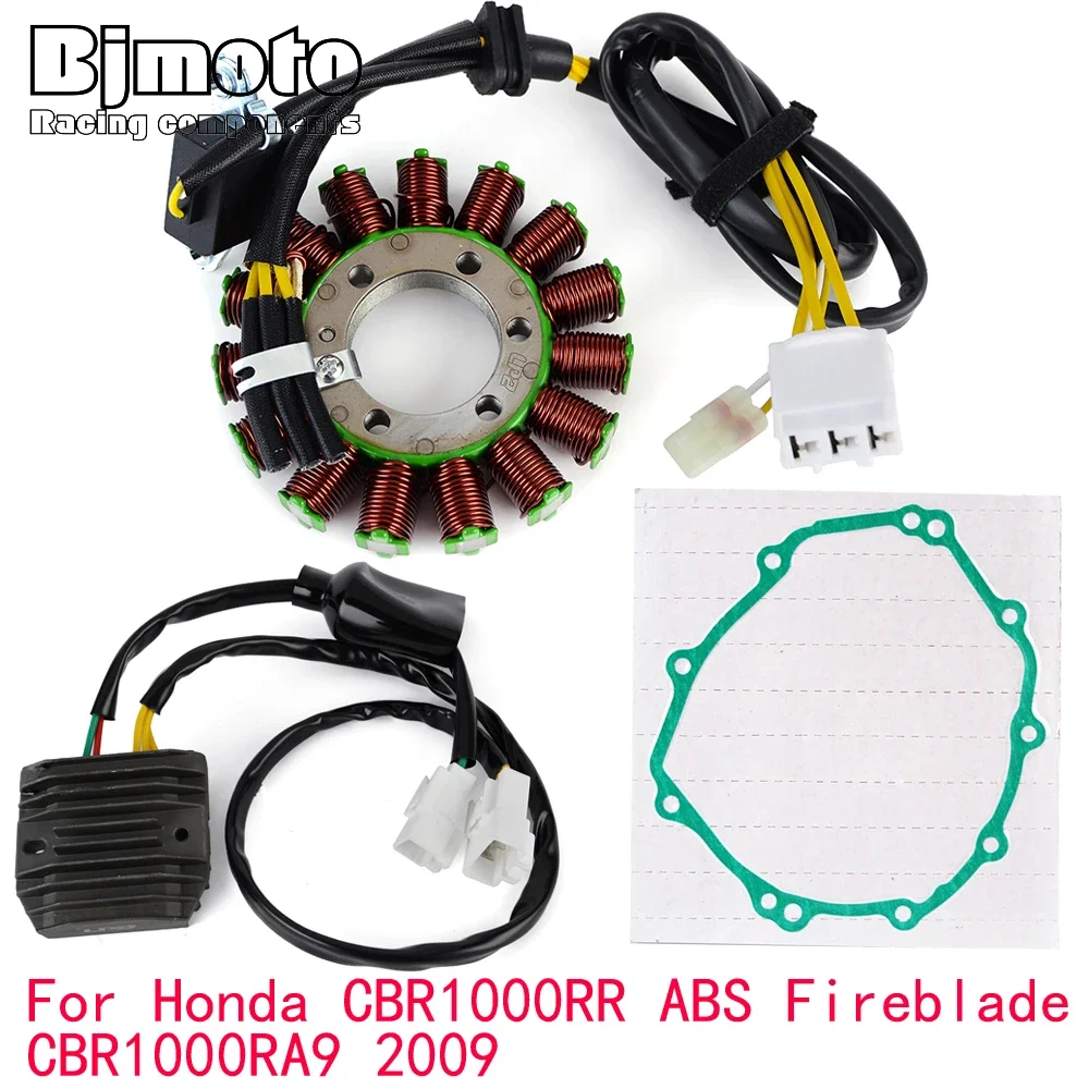 

CBR1000RA9 2009 Engine Stator Coil+Voltage Regulator rectifier For Honda CBR1000RR ABS Fireblade CBR 1000RA9 With Gasket