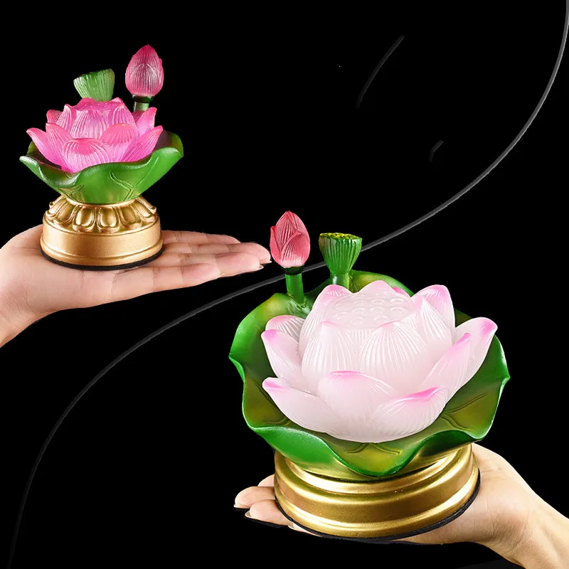 

Буддистская светодиодная цветная глазурованная лампа, яркие регулируемые лампы Будды, лампы для зала, товары для украшения дома