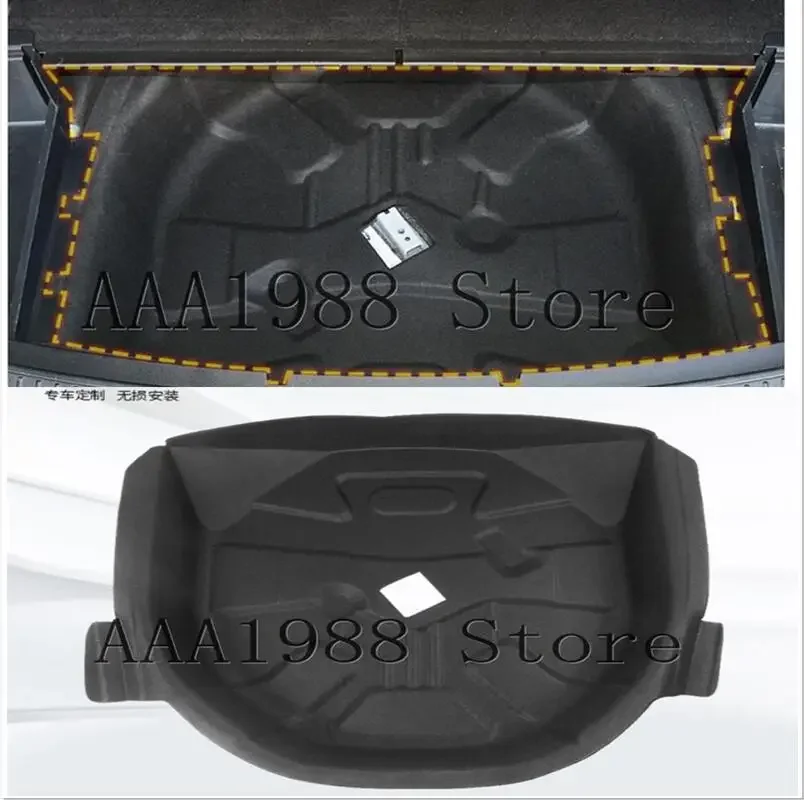 2020 2021 2022 2023  For Ford Explorer  Spare Tire Box Sound Insulation Cotton Trunk Heat Insulation Foam Flame Noise Reduction
