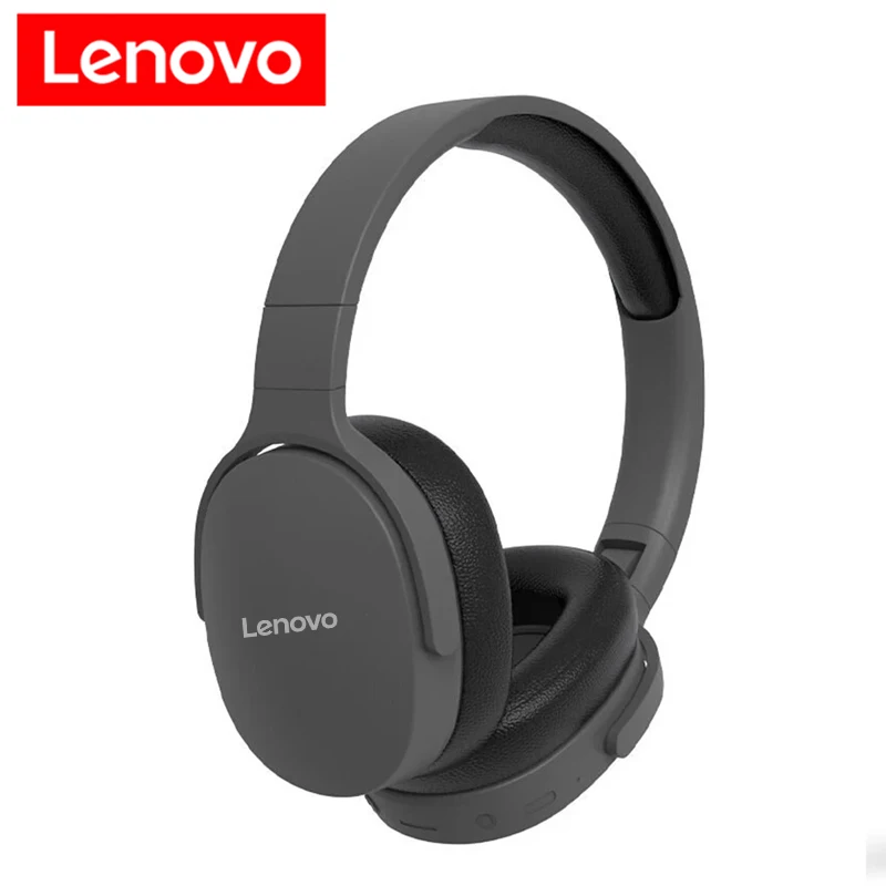 

Беспроводные наушники Lenovo Bluetooth 5.3, накладные, Hi-Fi стерео, для спорта, с микрофоном HD, поддержкой TF/AUX, музыкальный плеер