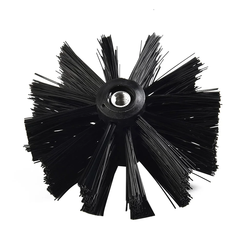 Nylon Chimney Brush Reliable Vent Practical Remover Bristle Head Chimney Cleaning Brush Dryer Vent Cleaning Brush