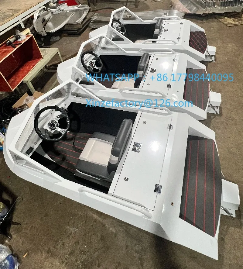 قارب نفاث كهربائي يعمل بالطاقة الألومنيوم وصل حديثًا قابل للتخصيص مع قارب سريع محرك داخلي قارب نفاث صغير