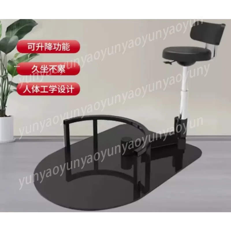 Hydraulic Lifting Rotating Barber Chair Height Adjustable Hair Cutting Stylist Chair for Hair Salon Barbershop Work