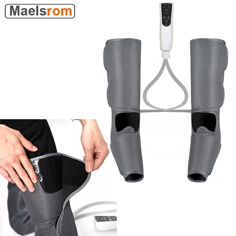 Double Section LegFoot Massager With Bag Circulation Sequential Air Compression Massage To Promote Blood Circulation Weight Loss