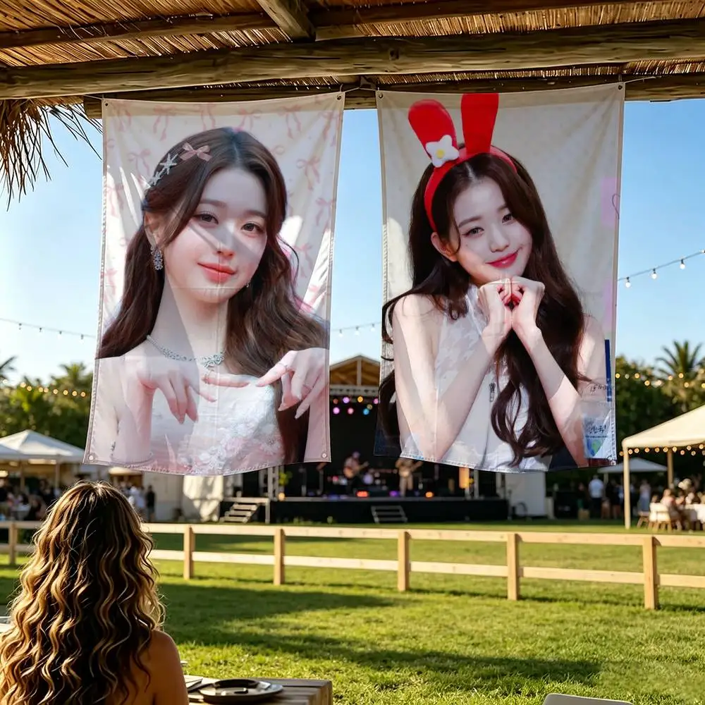 Korean Kpop J-Jo J-Jang Won-young Tapestry Background Hanging Cloth Bedroom Room Decor Aesthetic Tapestry Wall Party