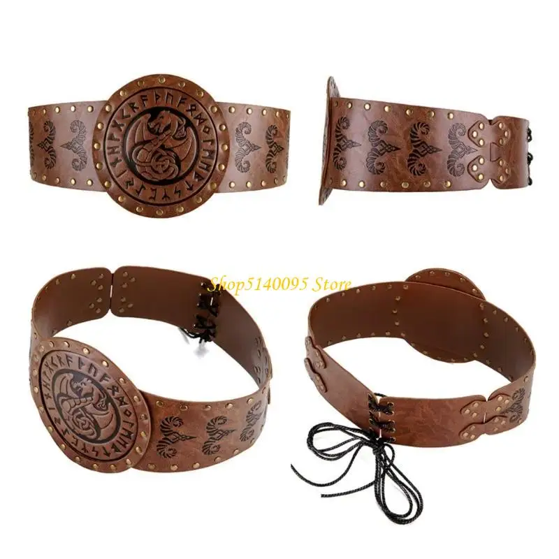 DXAE Unique Pattern Waist Belt Personality Hundred with Waistband Exquisites Belt