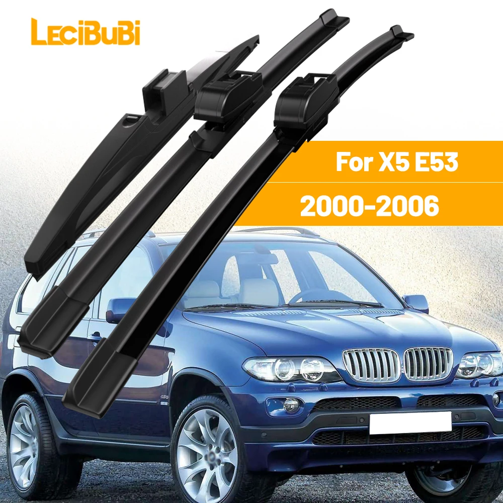 Für BMW X5 E53 2000-2006 1 satz Vorne und Hinten Scheibenwischerblätter Scheibenwischer 2001 2002 2003 2004 2005 Zubehör