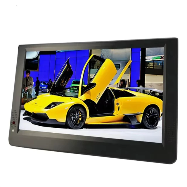 12 Inch Mini Televisions Square Portable TVs LED AV TV USB VGA Television for Kitchen Bedroom Travel Car Professional Player