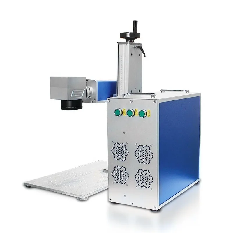 30/50/100W Fiber Laser Marking Machine for Gold Silver Stainless Steel Copper Aluminum Sheet Marking