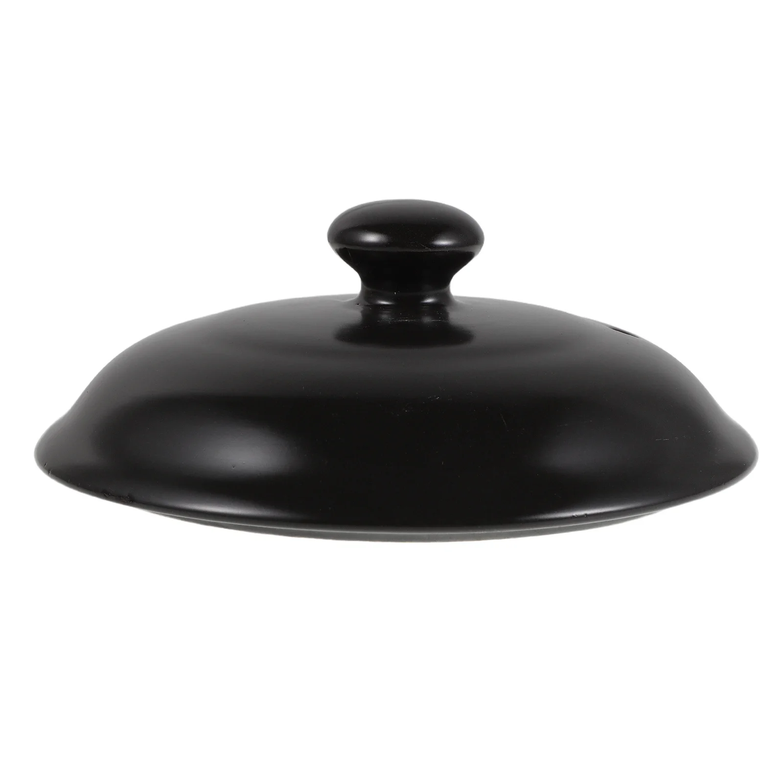 

Ceramic Pot Lid 19.5cm Heat Resistant Round Cookware Cover for Soup Stew Braised Chicken Casserole Earthenware Replacement