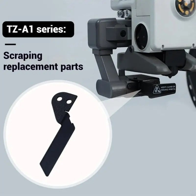 

Printer Tool Accessories Hot Bed Scraping Quick Release Printer Scraping Replacement Hardened Steel Accessories H8WD