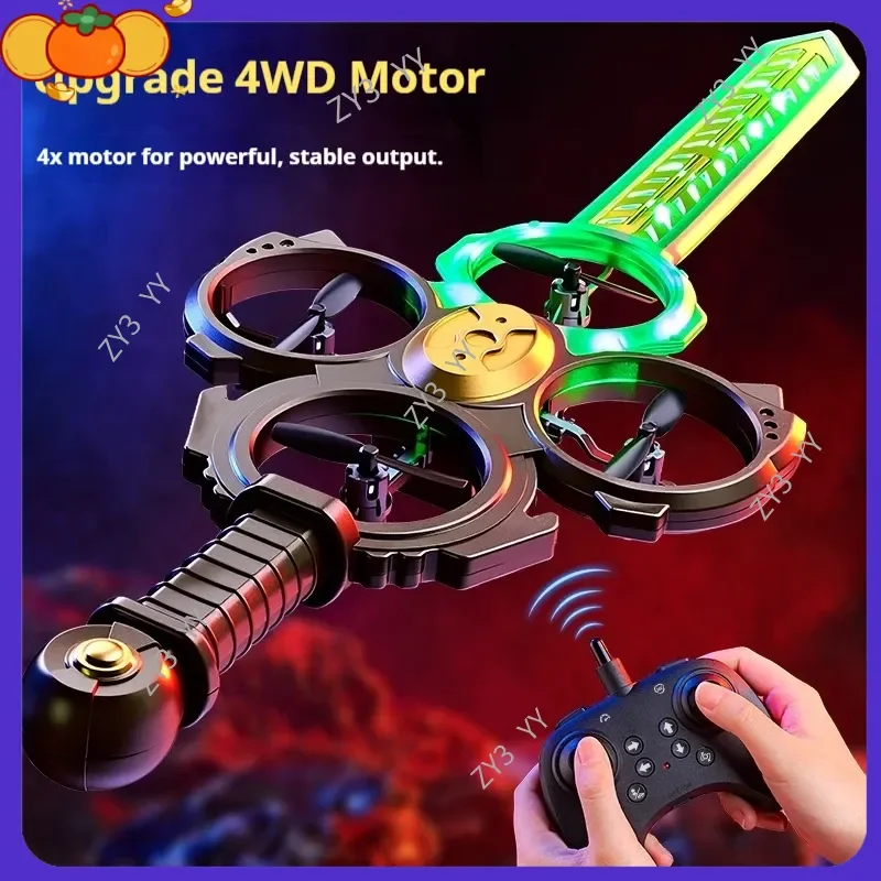 

Hot Gesture Remote Control Flying Sword Flying Aircraft Flying Sword Stunt Aircraft Rolling One Key Lift Boy Christmas Toy Gift