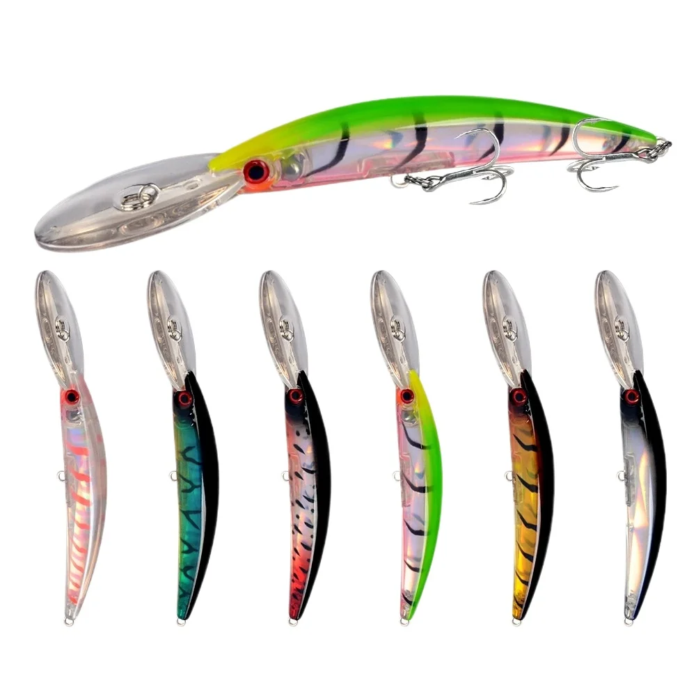 

Luya Bait, Big Mino Float, 17cm 24g Deep Dive Boat, Tow Fishing, Sea Bass, Mackerel, Tuna, False Bait