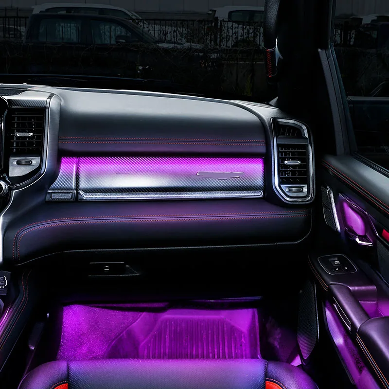 Pop LED Ambient Light For 2022-2024 Dodge RAM 1500 TRX Pickup Truck 64 Colors Light Multi Color Inter Decorate Lamp