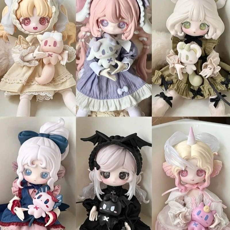 سلسلة قصة Luluelf 1/12 BJD صندوق أعمى Luluelf صندوق الغموض BJD دمى الحركة الحلي اللطيفة الفتيات هدية الحلي العصرية اللعب