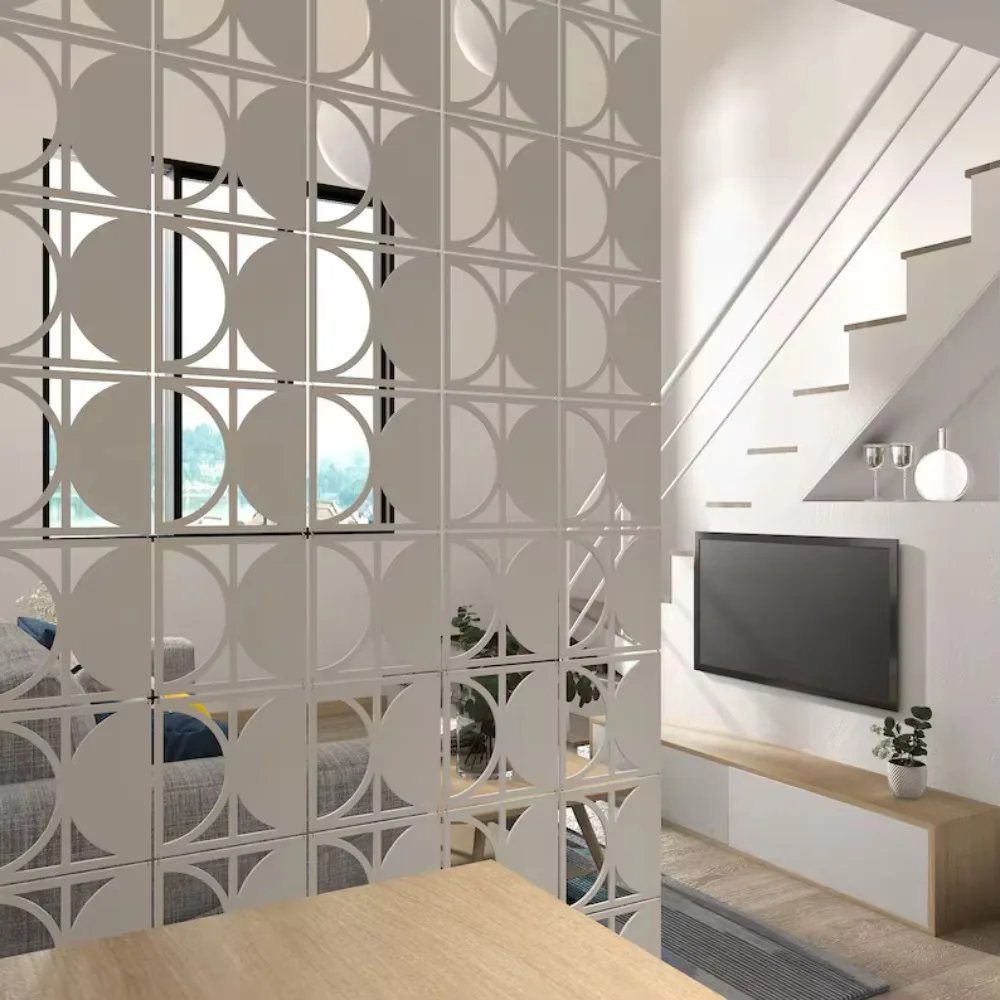 Modular Hanging Room Divider Suspended Room Partition Louver and Blinds Adjustable Privacy Screen for Home Office