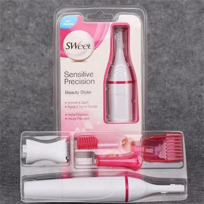 

Портативный электрический эпилятор 5 в 1, безболезненный триммер для бровей, тела, бикини, удаления волос на лице, многофункциональная бритва для волос