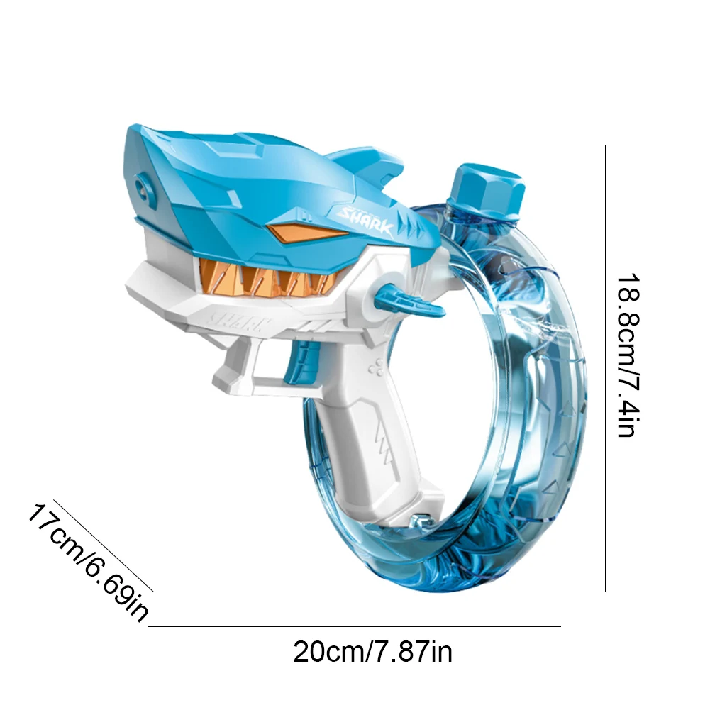 2024 Electric Automatic Water Gun Children High-pressure Outdoor Beach Large-capacity Swimming Pool Summer Toy for Children Boy