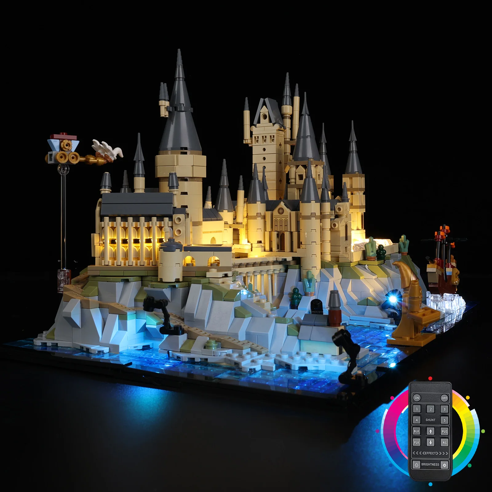 Kyglaring LED Light Kit Suitable for Lego 76419 Harry Potter Hogwarts Building Blocks Decorative Lamp Not Include Lego Building