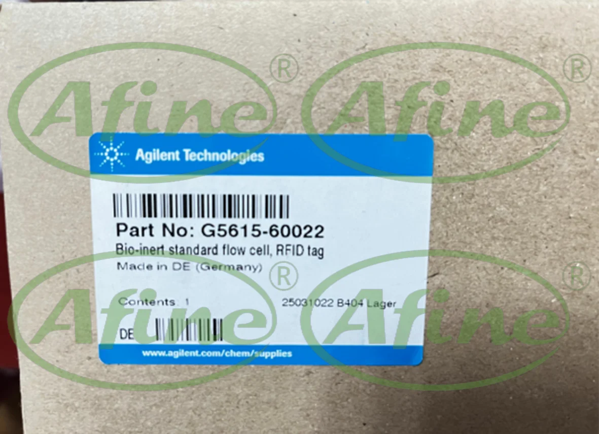 AFINE Agilent G5615-60022 Célula de flujo estándar bioinerta, etiqueta RFID, 10 mm, 13 μL, 120 bar