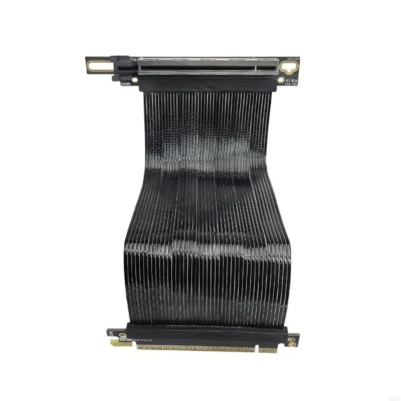 900F PCIE 5.0 X16 수직 GPU 장착을위한 직각 확장 케이블 서버의 빠른 속도 데이터 전송.