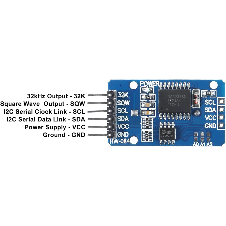 3PCS DS3231 AT24C32 IIC RTC Module Clock Timer Memory Module Beats Replace DS1307 I2C RTC Board for Arduino Raspberry Pi