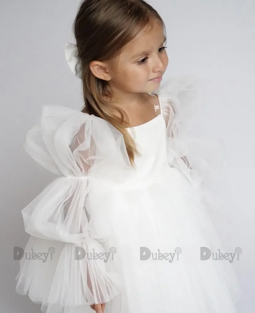 open lace back dress Infant Christmas Dress New Summer Newborn Baby Girls Princess Party Dr –  Top Super Deals main image 0