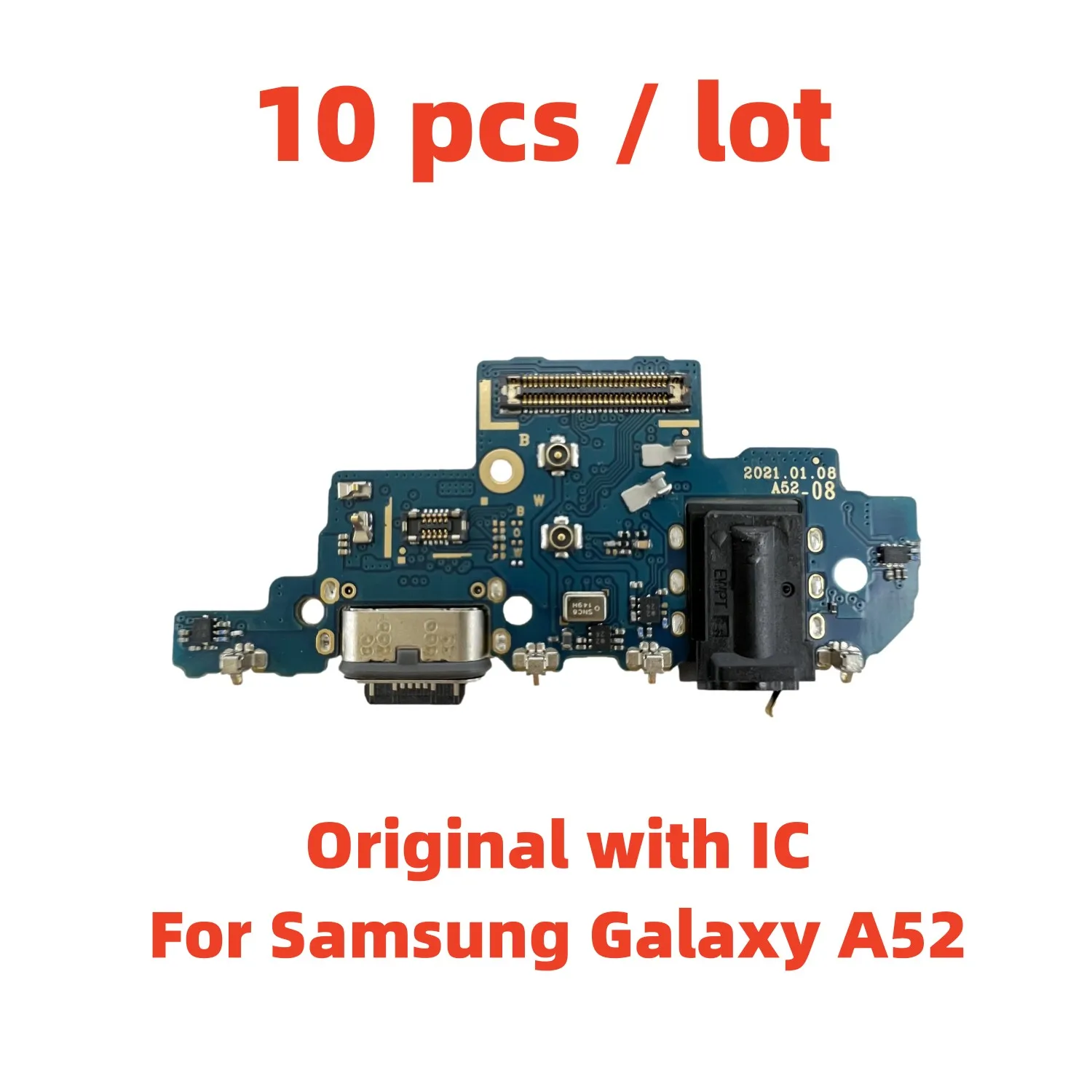 

10 Pcs/Lot USB Charger Dock Connector Board Charging Port Flex Cable For Samsung Galaxy A52 A525 A525F