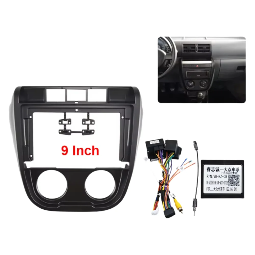 Auto Radio Fascias Panel Rahmen Für VOLKSWAGEN SPACEFOX/SPACECROSS 2003-2009 Kabel Canbus Kabelbaum Adapter Dashboard