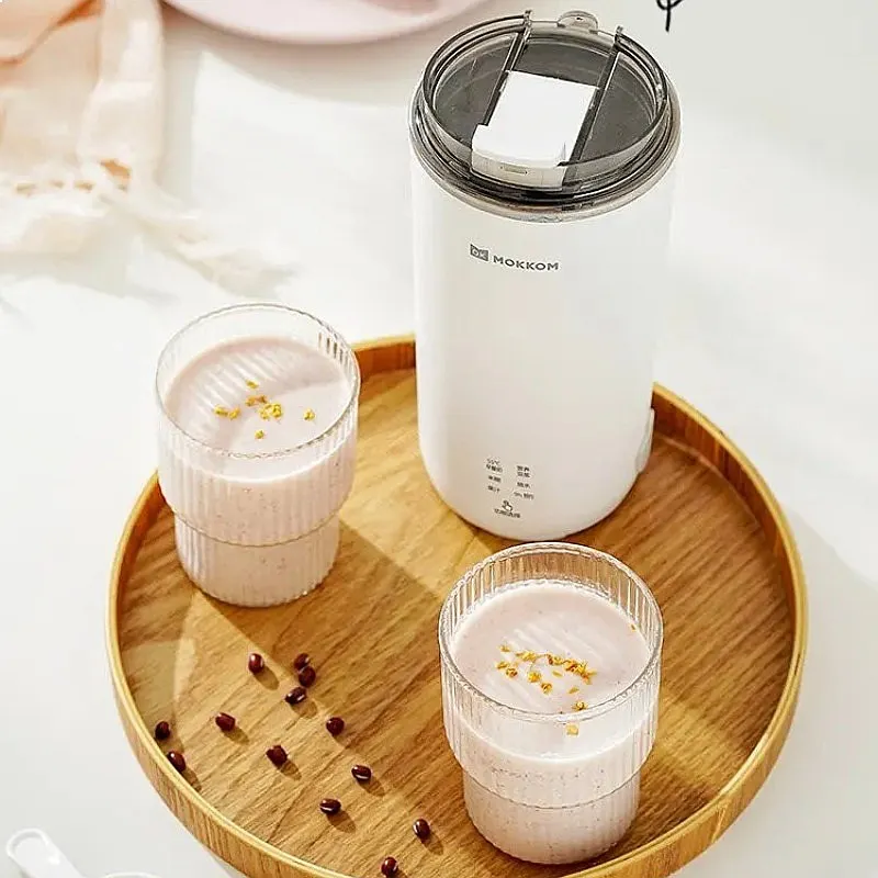 Portable Soy Milk Maker 400ml Personal Blender BPA-Free Travel Juicer Cup Smoothie