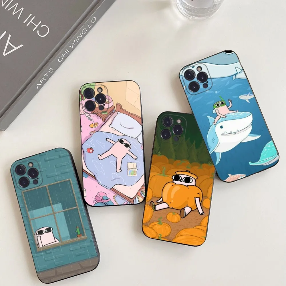 Big Eyes Ketnipz Phone Case For iPhone 14 11 12 13 Mini Pro XS Max Cover 6 7 8 Plus X XR SE 2020 Funda Shell